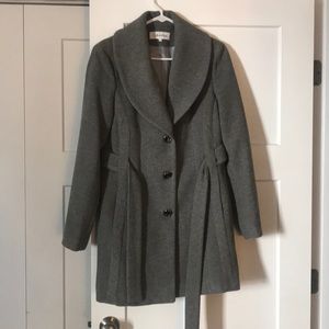 Calvin Klein gray peacoat
